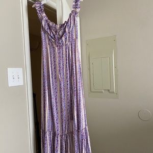 Off the shoulder midi dress